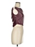 Shein Burgundy Sleeveless Blouse Size 6 - photo 4