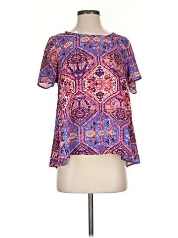 Everly Short Sleeve Blouse (view 1)