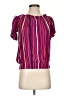 Allison Joy Purple Short Sleeve Blouse Size S - photo 1