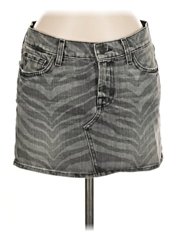 7 For All Mankind Denim Skirt (view 1)