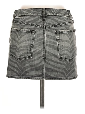 7 For All Mankind Denim Skirt (view 2)