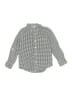 Baby Gap 100% Cotton Houndstooth Silver Long Sleeve Button-Down Shirt Size 5T - photo 1