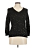 Chaps Stars Black Pullover Sweater Size M - photo 1