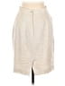 Talbots 100% Linen Ivory Gray Formal Skirt Size 10 - photo 2