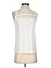 Express 100% Polyester Ivory Sleeveless T-Shirt Size XS - photo 1