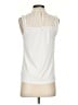 Express 100% Polyester Ivory Sleeveless T-Shirt Size XS - photo 2