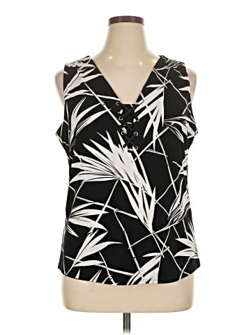 White House Black Market Sleeveless Blouse (view 1)