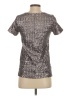 Velvet Metallic Silver Short Sleeve Top Size P (petite) - photo 2