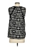 HD in Paris 100% Polyester Aztec Or Tribal Print Black Sleeveless Blouse Size S - photo 2