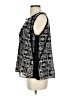 HD in Paris 100% Polyester Aztec Or Tribal Print Black Sleeveless Blouse Size S - photo 5