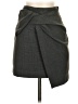 Babaton Solid Gray Formal Skirt Size 00 - photo 1
