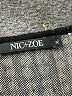 Nic + Zoe Houndstooth Black Pullover Sweater Size XL - photo 6