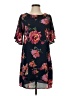 Everly 100% Polyester Floral Black Casual Dress Size S - photo 1