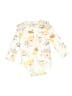 Carter's Floral Ivory Long Sleeve Onesie 9-12 MO / 12 MO - photo 1