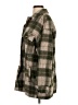 Motel 100% Polyester Plaid Green Coat Size XS - photo 5