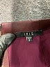 iris Solid Brown Burgundy Casual Skirt Size S - photo 4