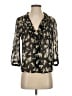 HD in Paris 100% Polyester Black 3/4 Sleeve Blouse Size 0 - photo 1