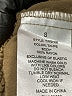 Unbranded 100% Rayon Solid Tan Khaki Shorts Size S - photo 4