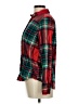 Aerie Plaid Red Long Sleeve Button-Down Shirt Size M - photo 5