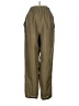 Outbrook 100% Polyester Solid Green Tan Casual Pants Size M - photo 2