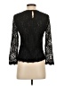 Diane von Furstenberg Black 3/4 Sleeve Top Size 4 - photo 2