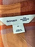 Old Navy 100% Cotton Plaid Orange Long Sleeve Button-Down Shirt Size M - photo 7