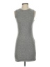 Zara Solid Gray Casual Dress Size S - photo 1