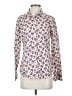 J.Crew 100% Cotton Floral Ivory Long Sleeve Blouse Size 2 - photo 1