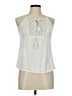 L'affaire 100% Rayon Ivory Sleeveless Blouse Size M - photo 1