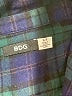 BDG 100% Cotton Plaid Green Long Sleeve Button-Down Shirt Size S - photo 7