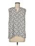 Ann Taylor LOFT 100% Rayon Gray Sleeveless Blouse Size M - photo 1