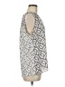 Ann Taylor LOFT 100% Rayon Gray Sleeveless Blouse Size M - photo 4