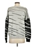 Fate Animal Print Silver Pullover Sweater Size S - photo 2