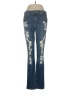 SOLD Design Lab Hearts Blue Jeans Size 28 waist - photo 1