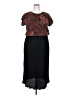 Assorted Brands 100% Polyester Paisley Black Casual Dress Size 18 - photo 1