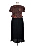 Assorted Brands 100% Polyester Paisley Black Casual Dress Size 18 - photo 2