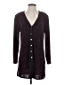 Rabbit Rabbit Rabbit Designs Purple Burgundy Cardigan Size 8 - photo 1