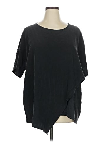 Lafayette 148 New York Short Sleeve Top (view 1)