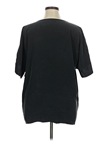Lafayette 148 New York Short Sleeve Top (view 2)