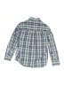 IZOD Checkered-gingham Green Long Sleeve Button-Down Shirt Size 5 - 6 - photo 2