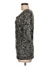 Vanity 100% Acrylic Tweed Gray Pullover Sweater Size M - photo 5