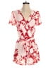 Club Monaco 100% Polyester Tropical Red Romper Size 0 - photo 1