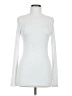 Splendid Silver Long Sleeve Turtleneck Size M - photo 1
