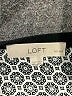 Ann Taylor LOFT 100% Polyester Black Gray Long Sleeve Blouse Size XXS - photo 7