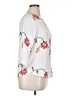 Kindred 100% Polyester Floral White 3/4 Sleeve Blouse Size XL - photo 4
