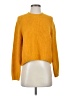 Topshop Solid Yellow Pullover Sweater Size 2 - photo 1