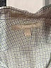 Nordstrom 100% Cotton Checkered-gingham Green Long Sleeve Button-Down Shirt Size 12 - photo 3