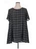 Misia Plaid Black Casual Dress Size 1X - photo 1