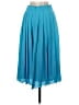 J.Crew 100% Polyester Solid Blue Teal Formal Skirt Size 2 - photo 2