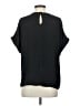 Naked Zebra 100% Polyester Black Short Sleeve Top Size S - photo 2